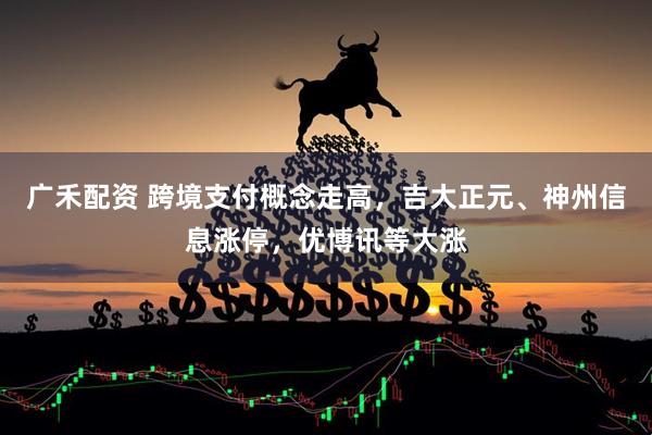 广禾配资 跨境支付概念走高，吉大正元、神州信息涨停，优博讯等大涨
