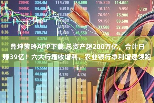 鼎坤策略APP下载 总资产超200万亿，合计日赚39亿！六大行增收增利，农业银行净利增速领跑