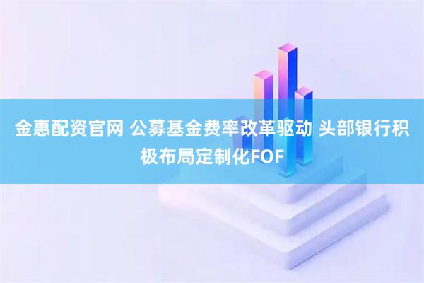 金惠配资官网 公募基金费率改革驱动 头部银行积极布局定制化FOF